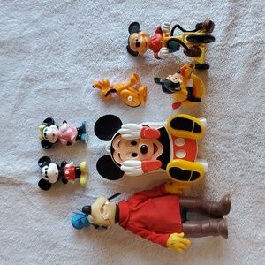 Disney Collectables, some ceramic, plastic, moving parts, Hong Kong-made